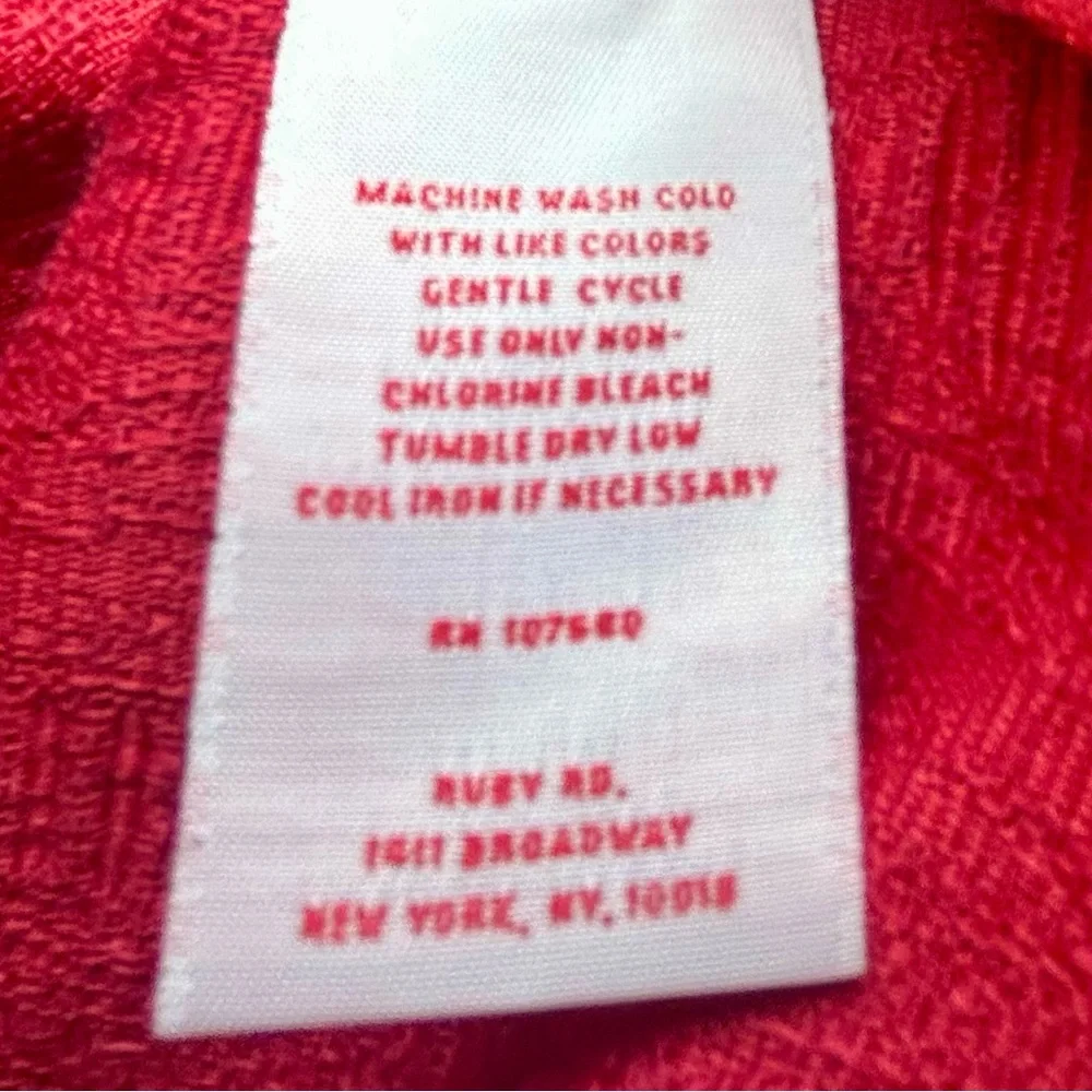Ruby Rd – Textured Jacket – Red – Size 20W - Picture 7 of 7